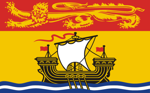 Flag New Brunswick 12x18 in - Printed