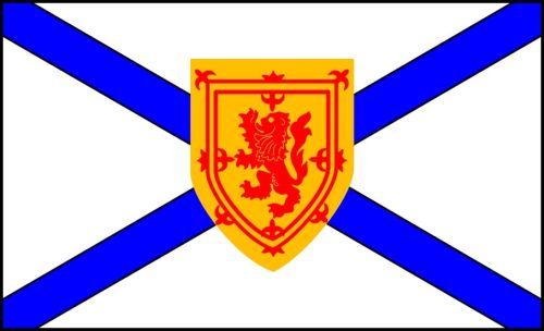 Flag Nova Scotia 12x18 in - Printed