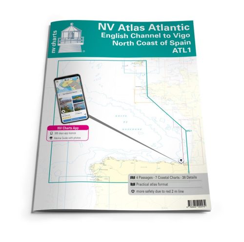 NV Charts ATL1  Atlantic - Falmouth To Vigo