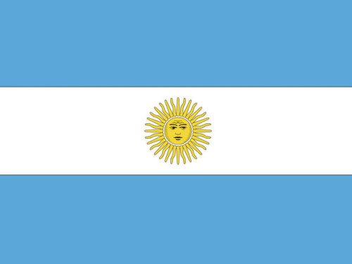 Flag Argentina Civil 4x6 ft - Printed