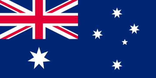 Flag Australia Blue 5x8 ft - Printed
