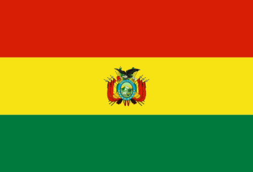 Flag Bolivia Govt 5x8 ft - Printed