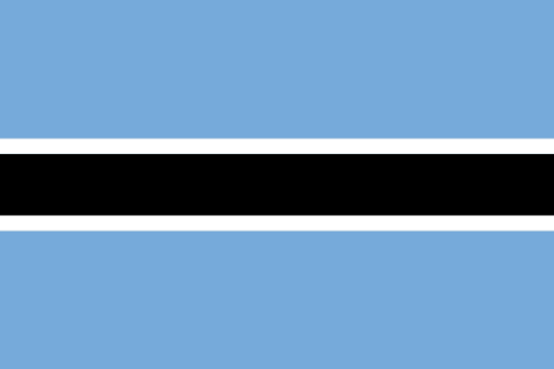 Flag Botswana 4x6 ft - Printed