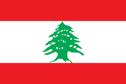 Flag Lebanon 3x5 ft - Printed
