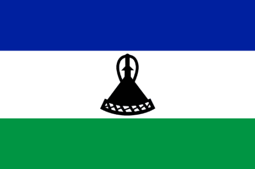 Flag Lesotho 5x8 ft - Printed