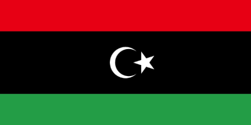 Flag Libya 5x8 ft - Printed