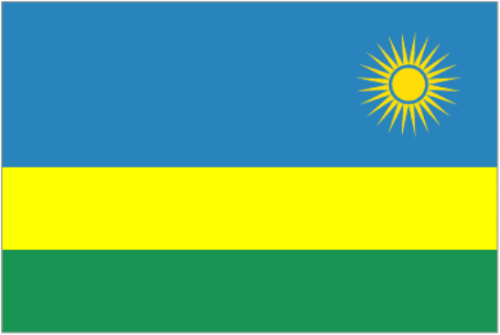 Flag Rwanda 4x6 ft - Printed