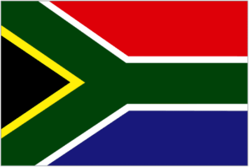 Flag South Africa 5x8 ft - Printed