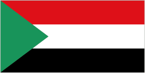 Flag Sudan 2x3 ft - Printed