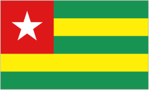 Flag Togo  2x3 ft - Printed