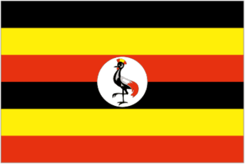 Flag Uganda 4x6 ft - Printed