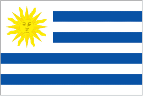 Flag Uruguay 5 X 8