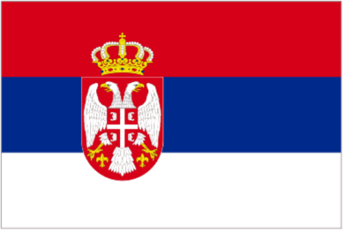 Flag Serbia 3x5 ft - Printed