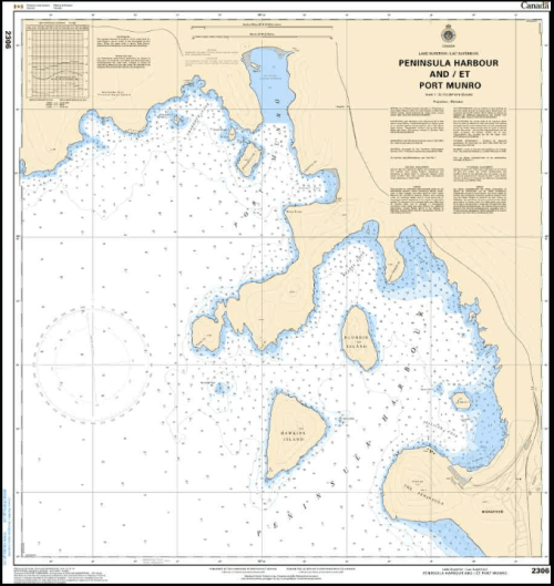 CHS 2306 Peninsula Harbour & Port Munro - Image 2