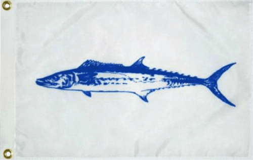 Flag King Mackerel  12x18 in - Printed