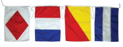 Signal Code Flags 12 Count Decorative String