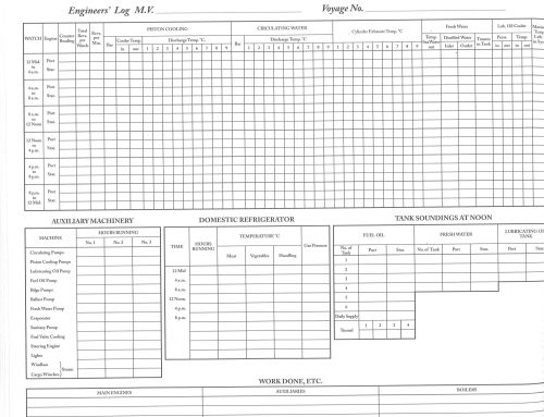 Logbook Chief Engineer's Log 90 Days - Image 2