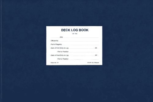 DECK131 Logbook Deck Log 90 Days Pattern 131