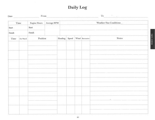 Mariner's Logbook & Cruise Journal - Image 2