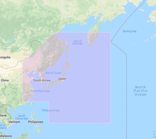 ANM001 East China Sea To Kamchatka Cmap MM3D