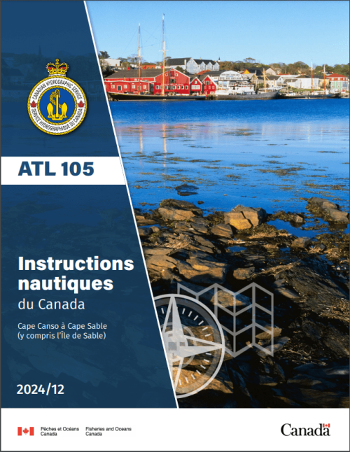 CHS SDIR ATL 105 Cape Canso to Cape Sable 2024/12  (French)