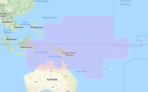 AUM002 Micronesia; Papua N & Solomon Cmap MM3D
