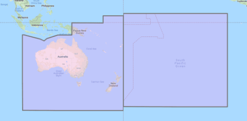 AUM007 Australia, New Zealand & Oceana C-Map MM3D