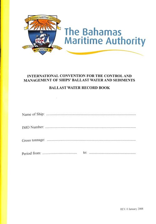 Bahamas Ballast Water Record Book