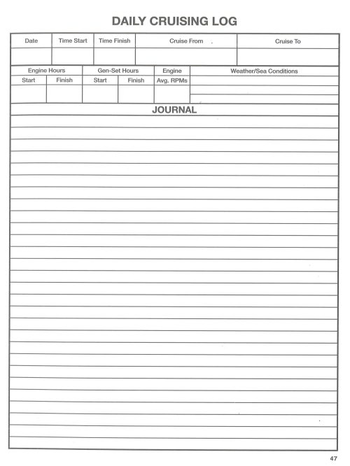 Log Evergreen Pacific Logbook Walker Common Sense - Image 2
