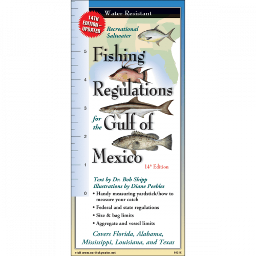 Fishing Regulations Gulf Of Mexico Folded Guide 14th Edition
