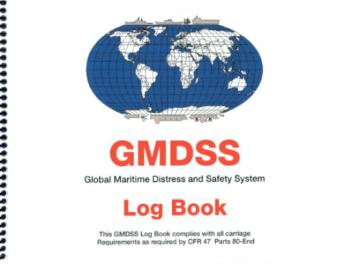 Log GMDSS Global Maritime Distress 96 Days USCG