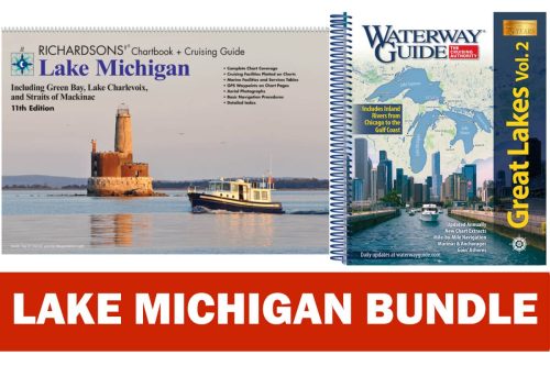 Lake Michigan  Charts & Guide GREAT LAKES BUNDLE