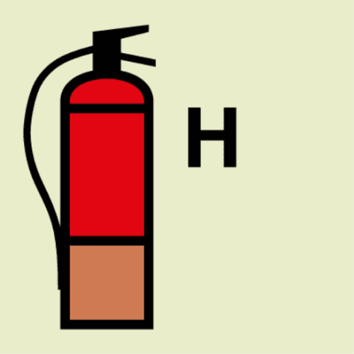 Fcs Halon Equivalent Fire Extinguisher 50MM X 50MM