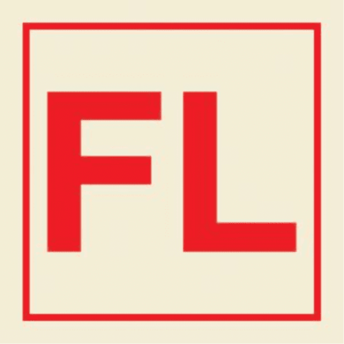 Fire Fighters Outfit Locker 50MM X 50MM Vinyl; No Text
