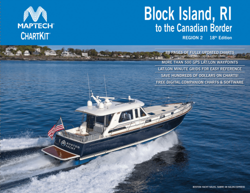 Maptech Chartkit 02 Block Island RI To Canada 18th  Edition