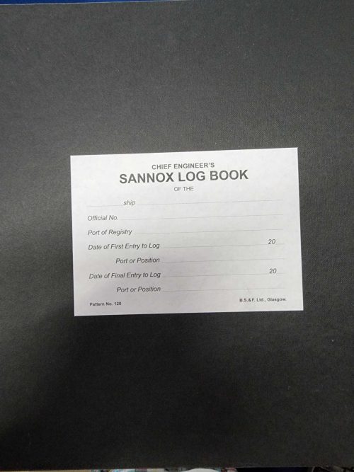 Logbook Sannox Chief Engineer's Log 90 Days