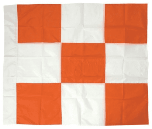 Airfield Vehicle Safety Flag 3 x 3 ft