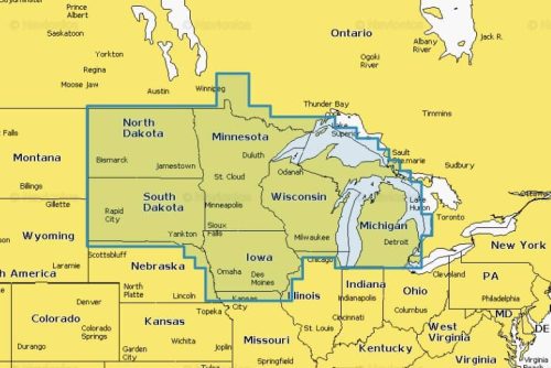 Garmin-Navionics  NVUS005R US NORTH VISION