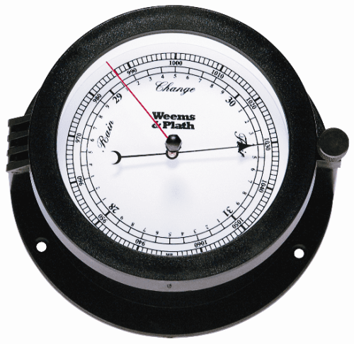 Weems Bluewater Black Barometer