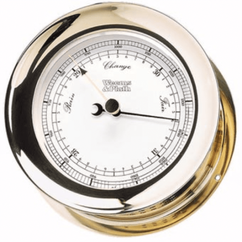 Weems Atlantis Brass Barometer