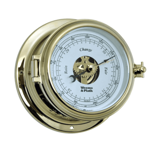 Weems Endurance II 115 Open Dial Brass Barometer