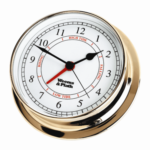Weems Endurance 125 Time & Tide Brass Clock
