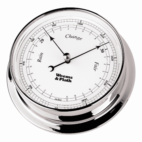 Weems Endurance 125 Chrome Barometer