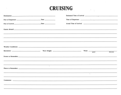 Weems Cruising Logbook - Image 2