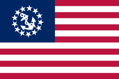 Flag USA Yacht Ensign 2x3 ft - Sewn Nylon