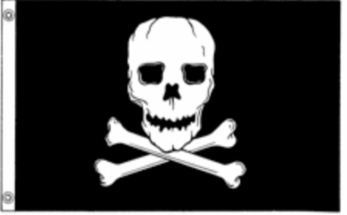 Flag Jolly Roger 3x5 ft - Printed