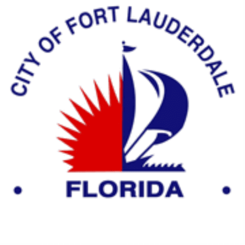 Flag Fort Lauderdale 12x18 in