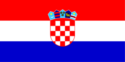 Flag Croatia 12x18 in - Premium Sewn Nylon