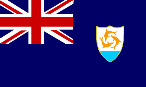 Flag Anguilla Blue 2x3 ft - Premium Sewn Nylon