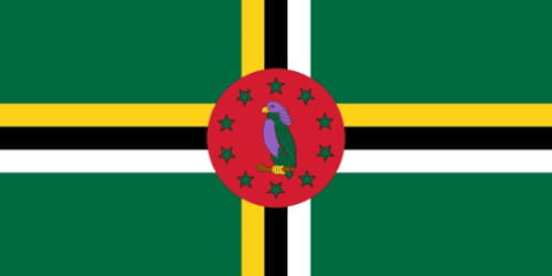 Flag Dominica 2x3 ft - Premium Sewn Nylon